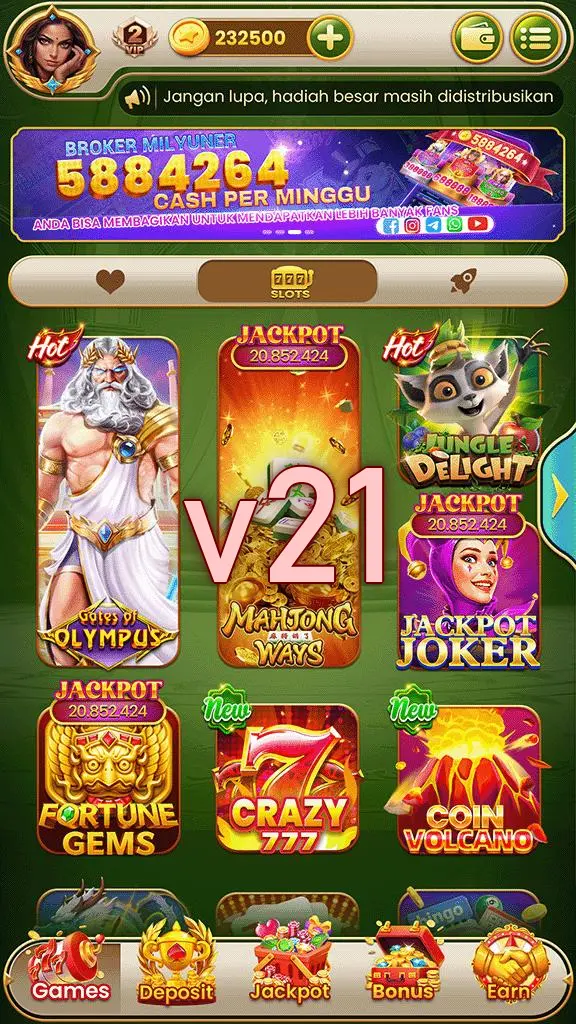 v21 Masuk